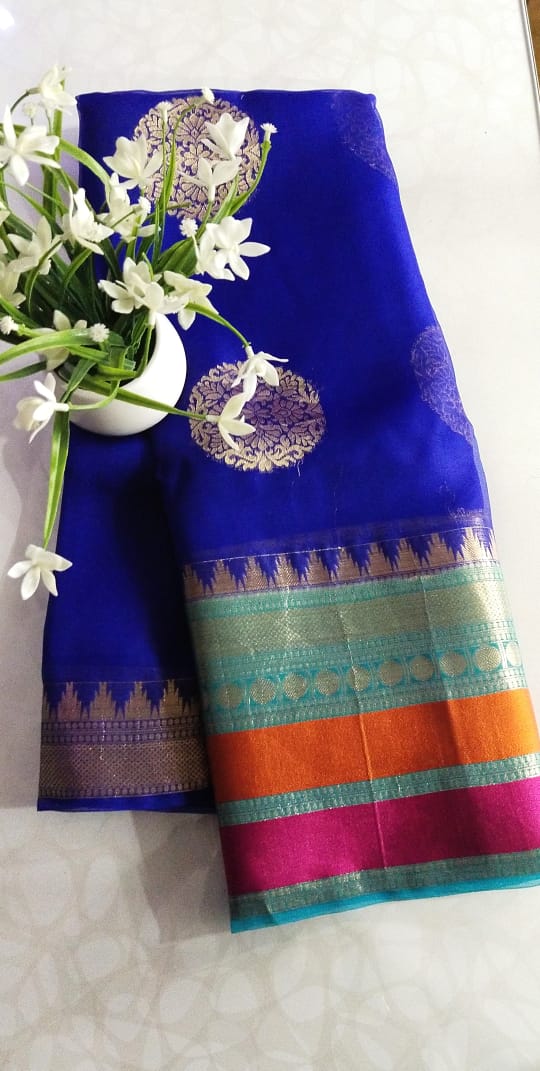 Kanchi organza silk sarees