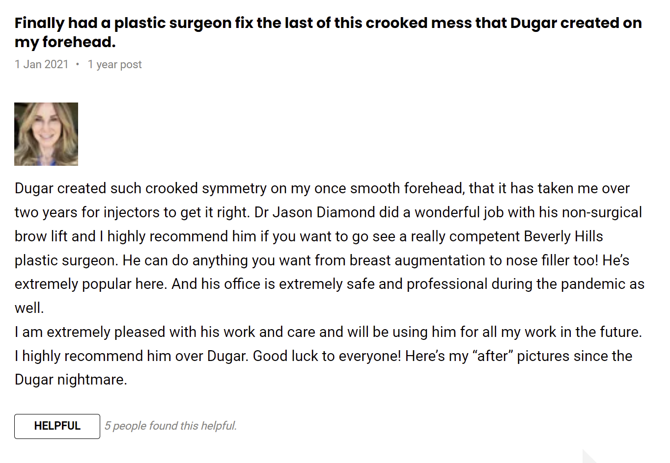 Dr Deepak Dugar reviews
