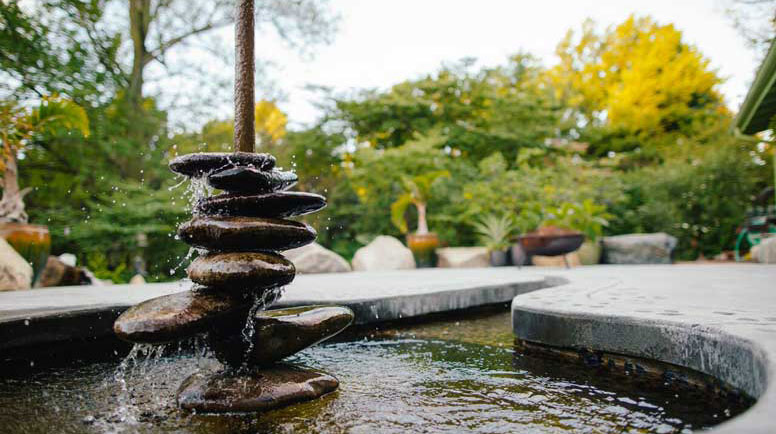 Water Features are Relaxing: These features for The Ultimate Outdoor Patio will add some flare to your outdoor space and save you money. 