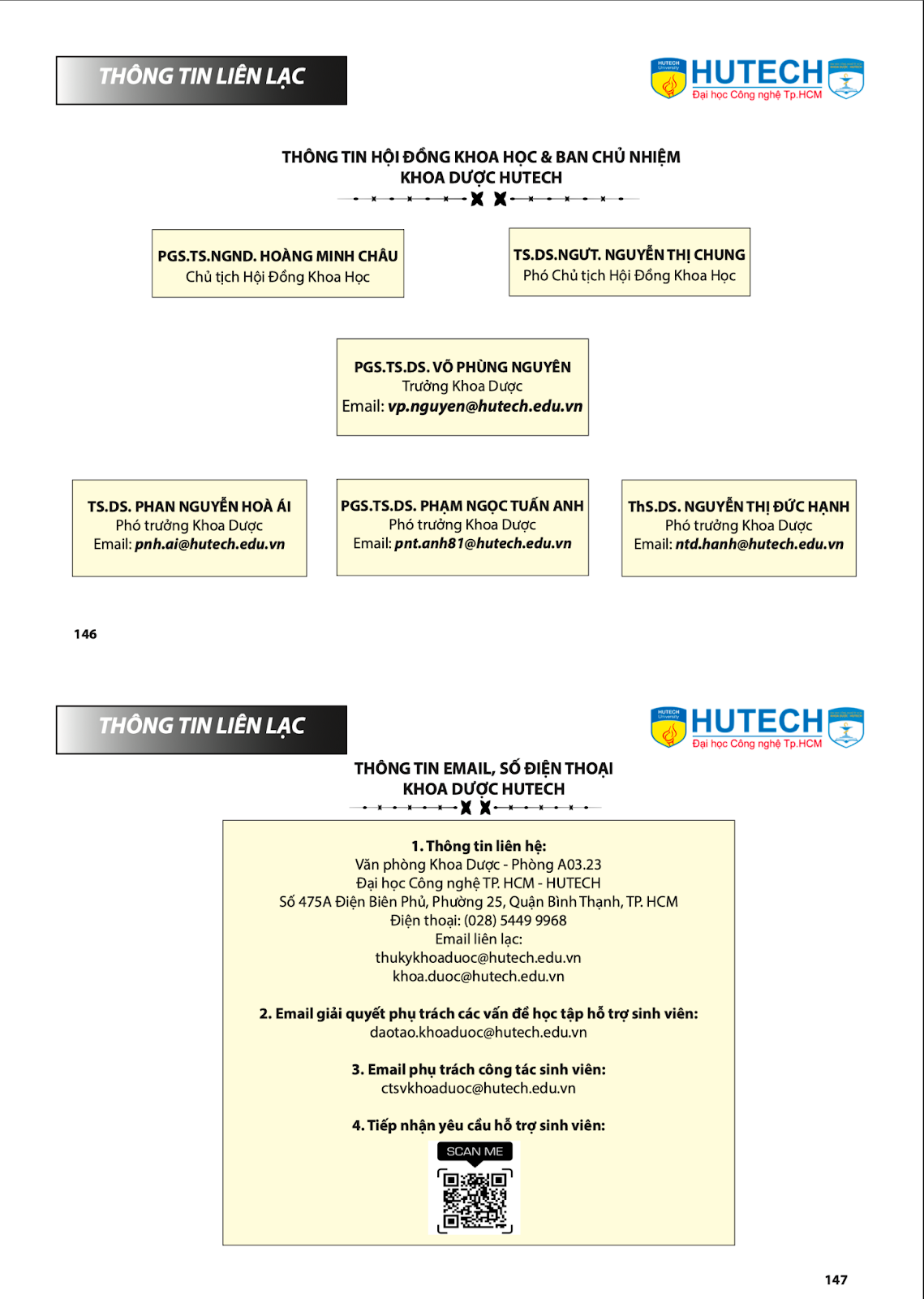 2022-2023 SỔ TAY SINH VIÊN KHOA DƯỢC - STUDENT HANDBOOK 29