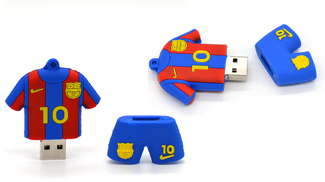 barcelona pendrive messi 10 number corporate gifts for clients