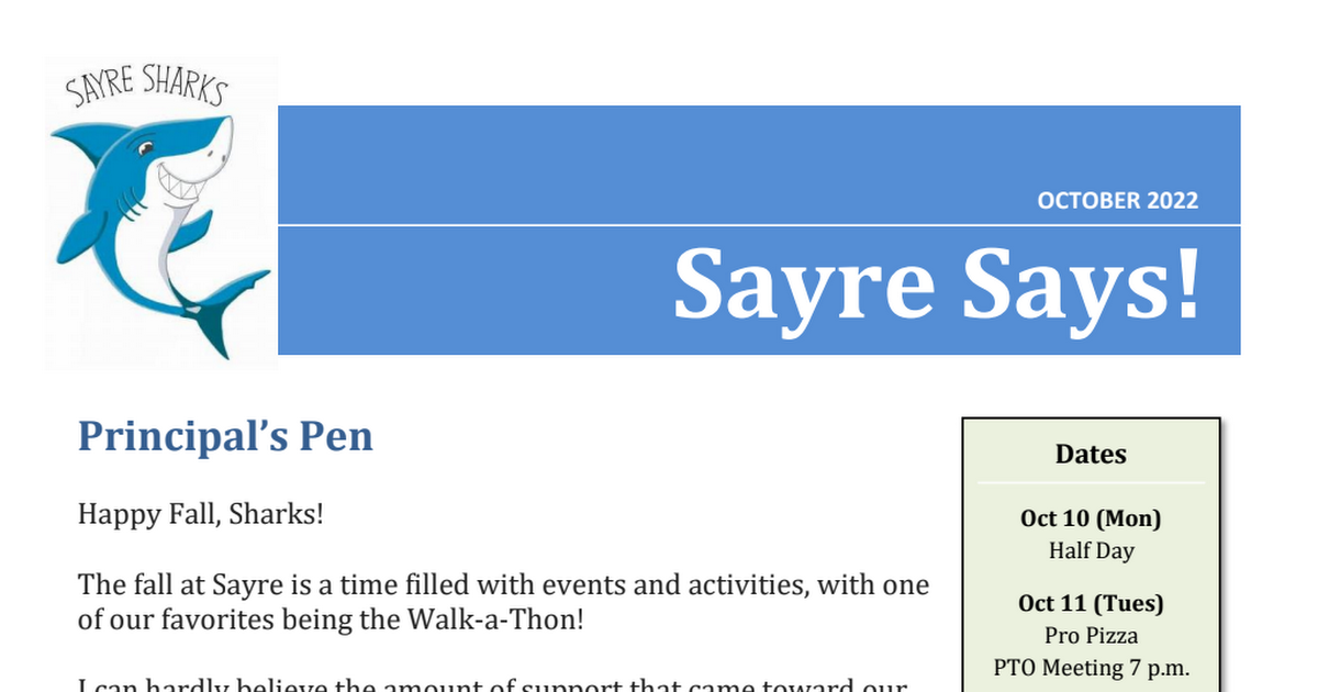 Sayre Says October 2022.pdf