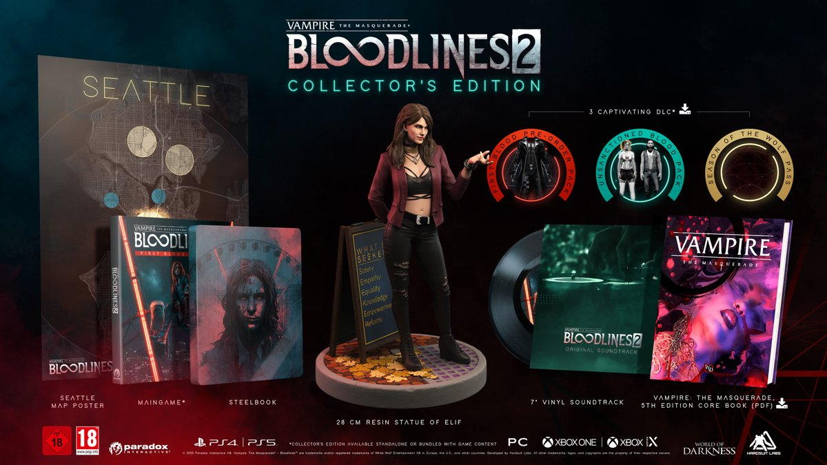 สิ่งที่คุณจะได้จาก Vampire The Masquerade Bloodlines 2 ในการสั่งซื้อล่วงหน้า