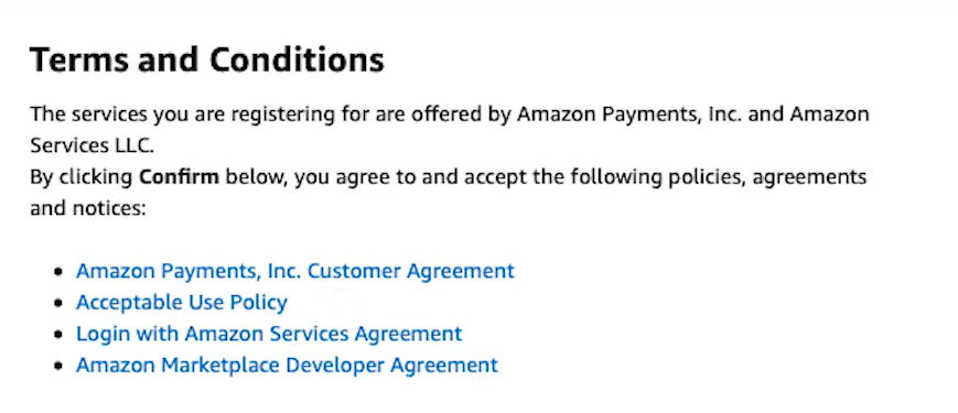 Đăng ký Amazon Pay