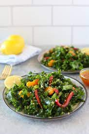 Kale Salad with clementines