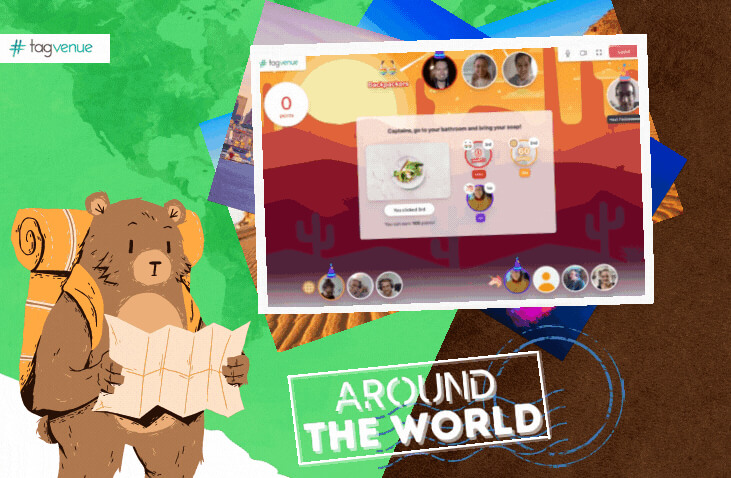 Around the World Trivia Game for Virtual Earth Day celebrations