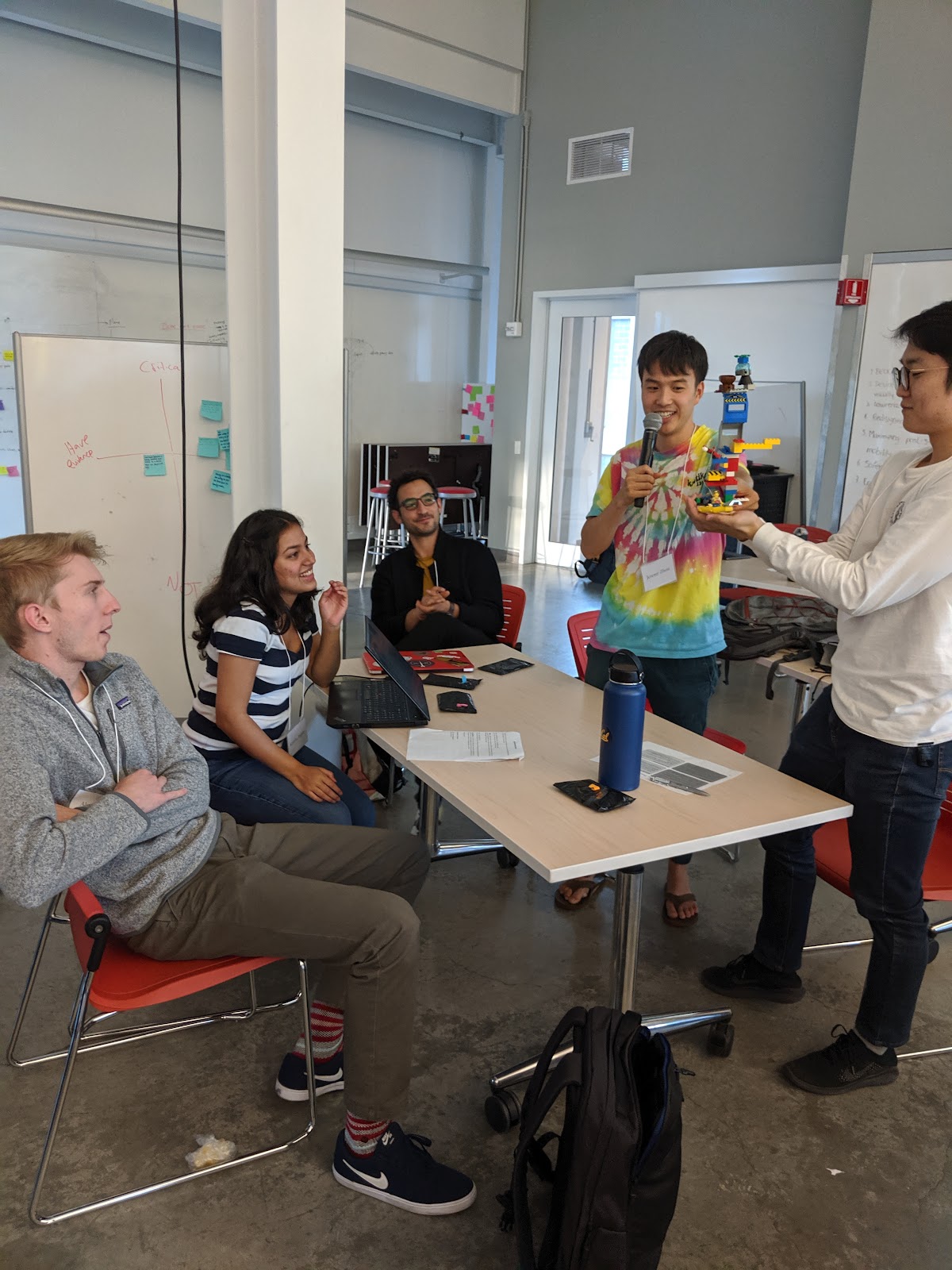 Students participate in group activities in Product Management