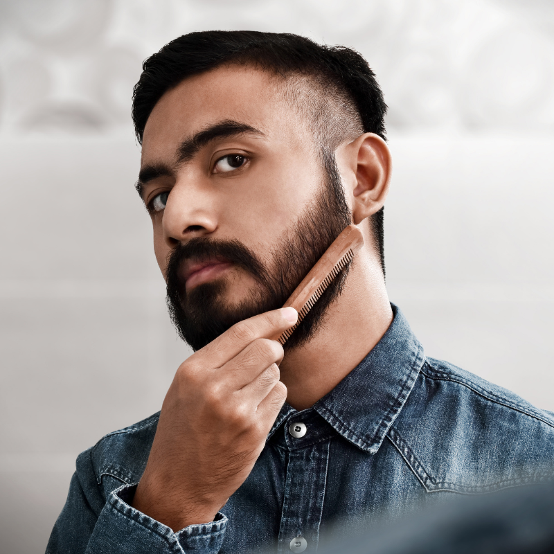 The health of the skin beneath your beard can affect beard growth.