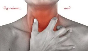 throat pain(thondai vali)