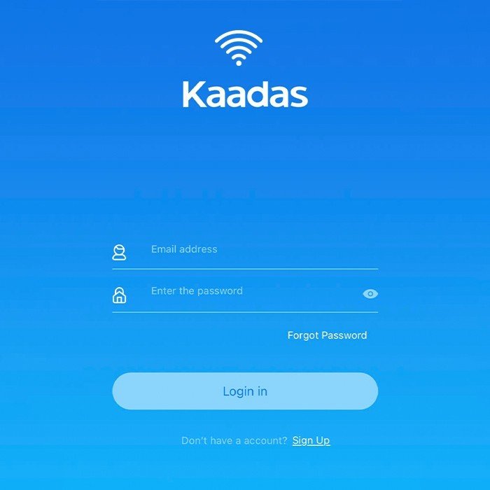 App Kaadas trên điện thoại thông minh