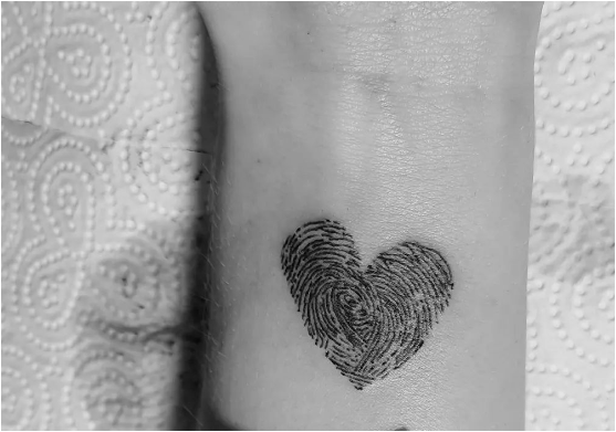 Thumbprint Adorable Wrist Tattoo Women