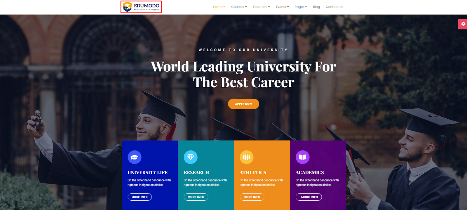 Edumodo - WordPress Education Theme 