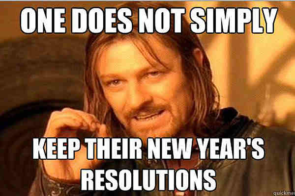 New years resolutions meme