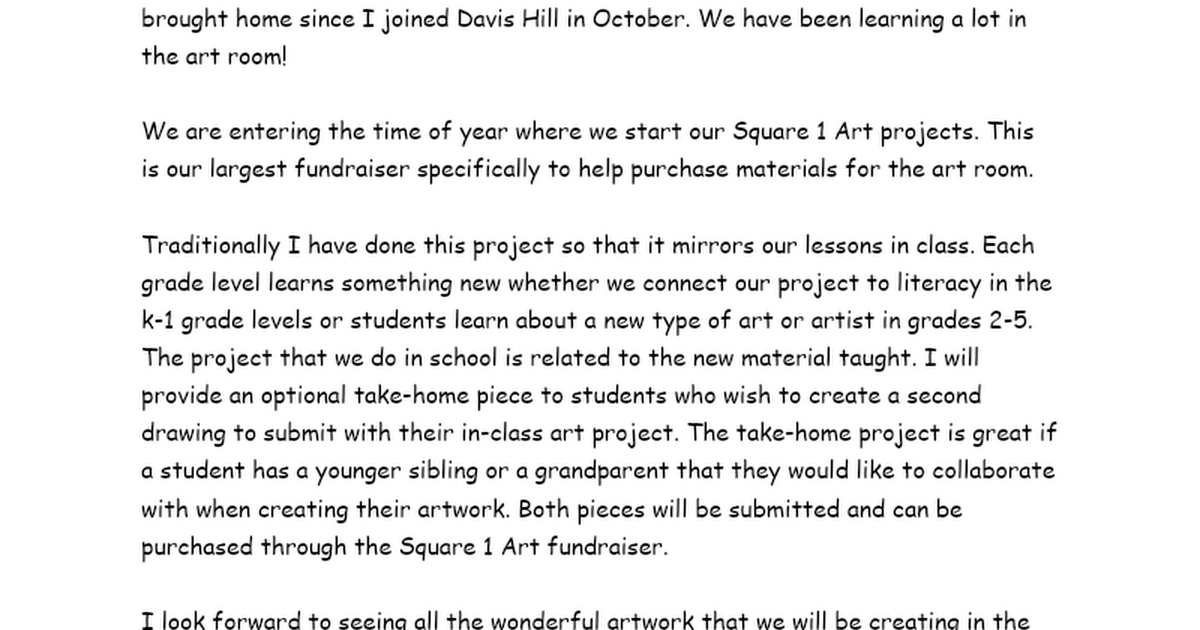 Square 1 Art Letter 1/422