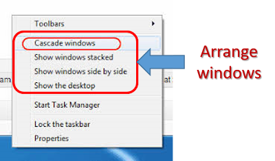 Arranging Program Windows