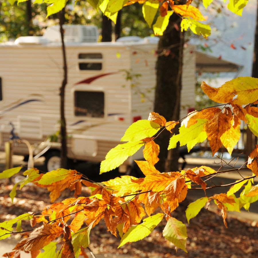 RV in the fall