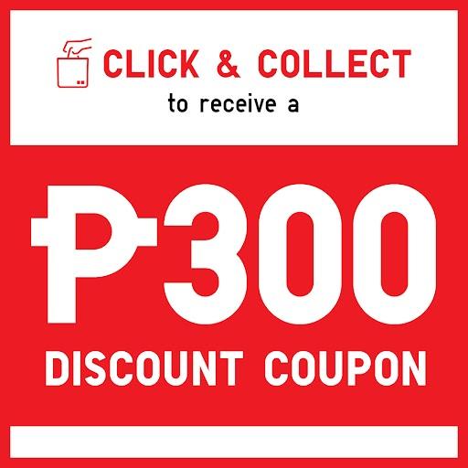 Click & Collect P300 Coupon (March 1, 2023 - December 31, 2023) | UQ PH |  UQ PH Customer Service