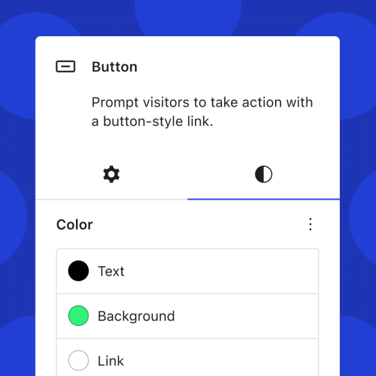 Tab between settings and styles in the block settings sidebar