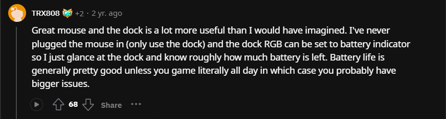 reddit user reviews Razer Viper Ultimate