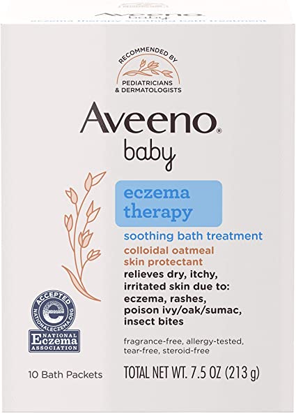 Aveeno Baby Eczema Therapy Soothing Bath Treatment