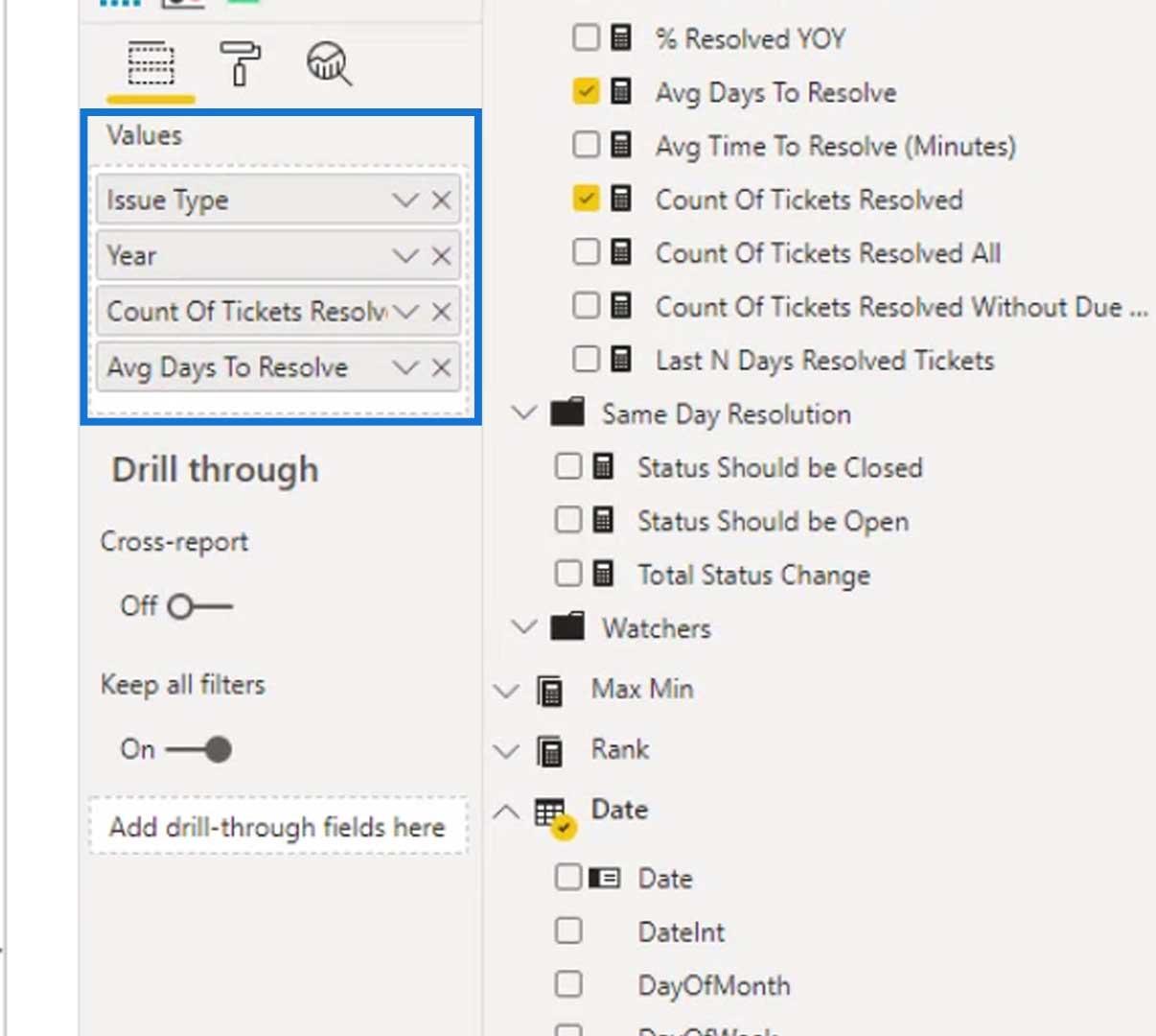 Power BI Slope Chart