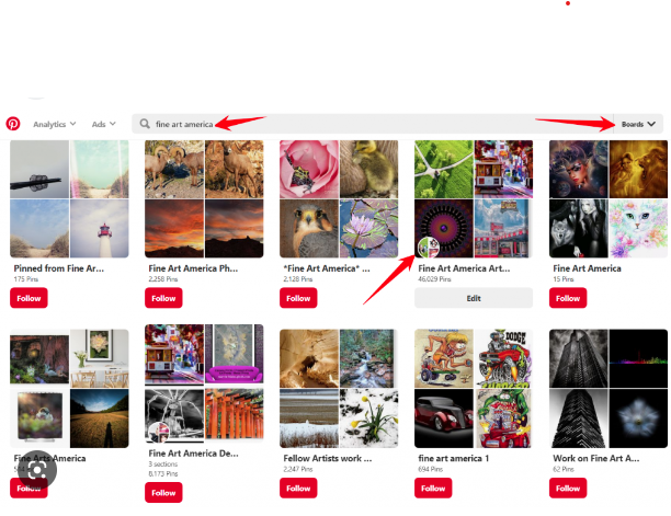Participate in Pinterest group boards