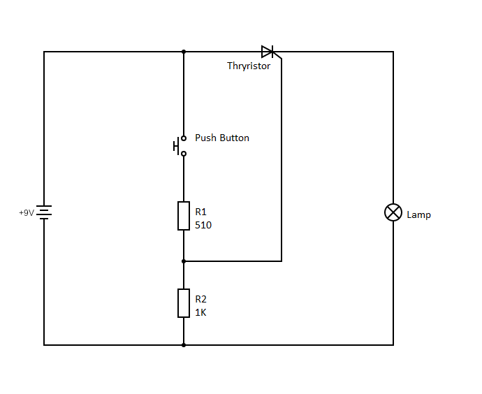 Push-Button Circuit Diagram