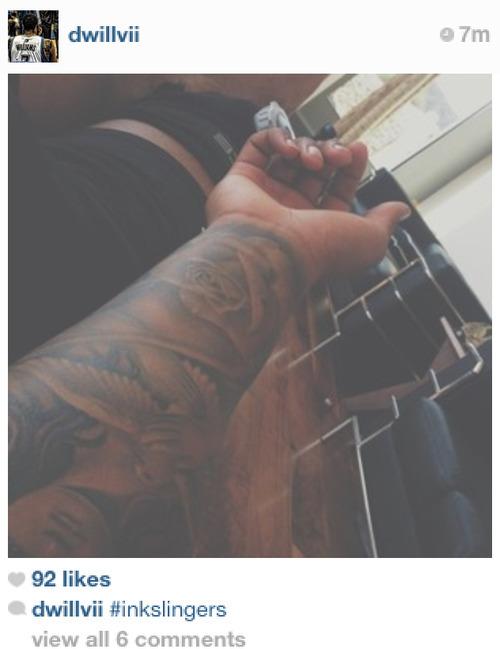 NBA tattoos — A new tattoo for Derrick Williams