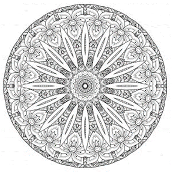 How to create an art therapy mandala for adults?