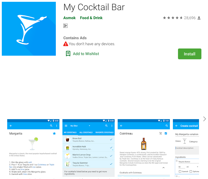 My Cocktail Bar - Top 5 App học pha chế