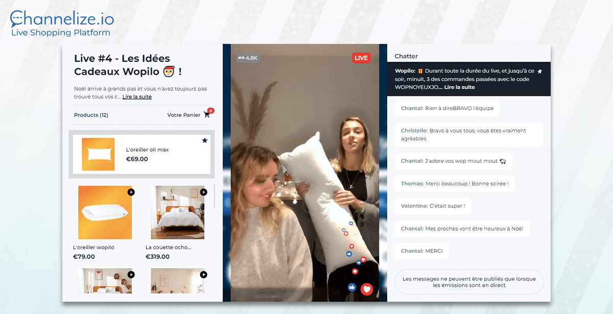 Wopilo is generating Revenue & engagement via Channelize.io Live Video Shopping Platform
