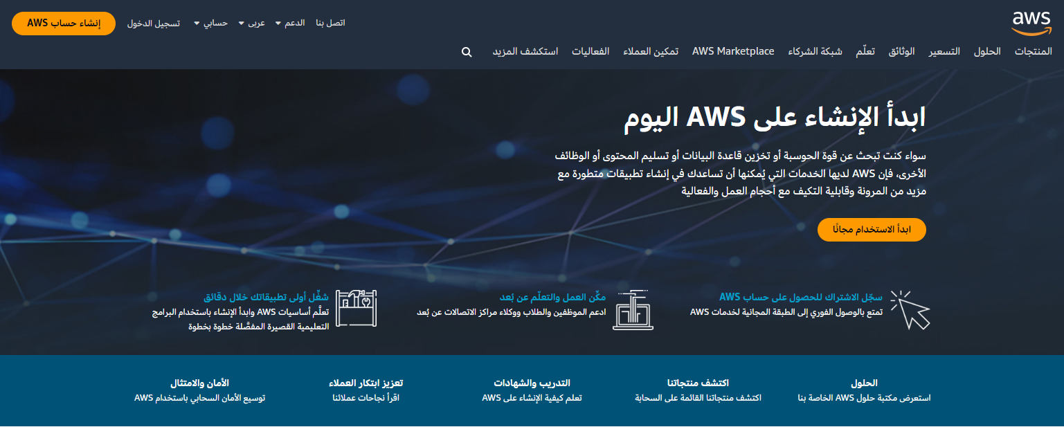 خدمة استضافة ووردبريس مجانية من خلال منصة Amazon Web Services