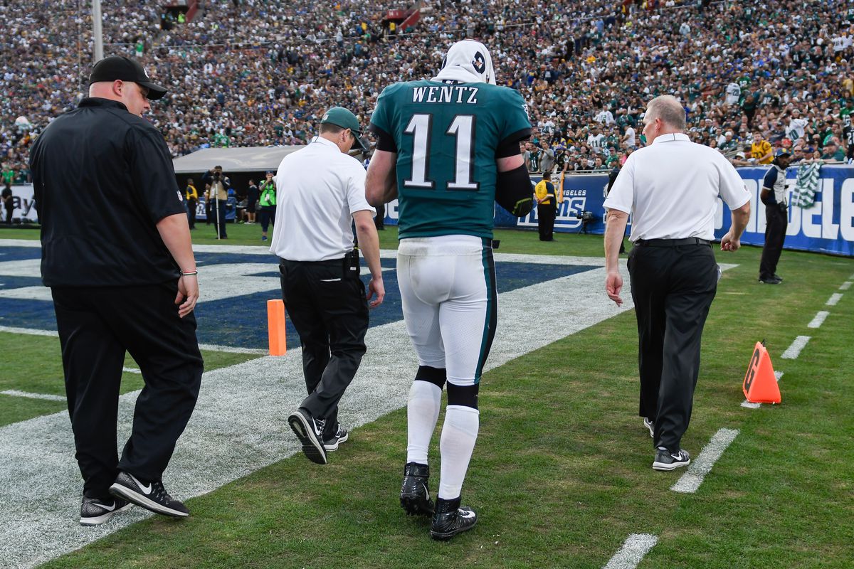 Image result for carson wentz tears acl