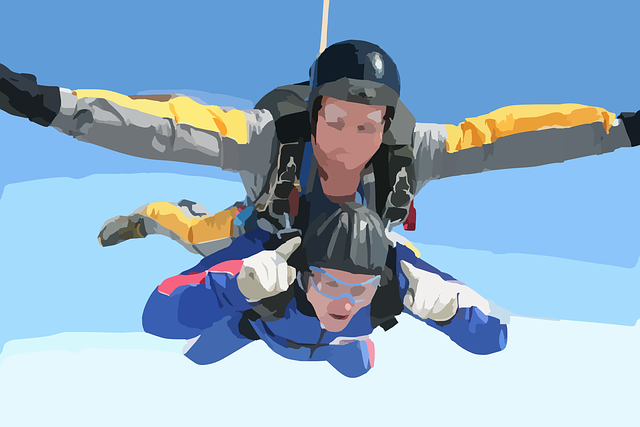 skydiving, skydiver, free fall