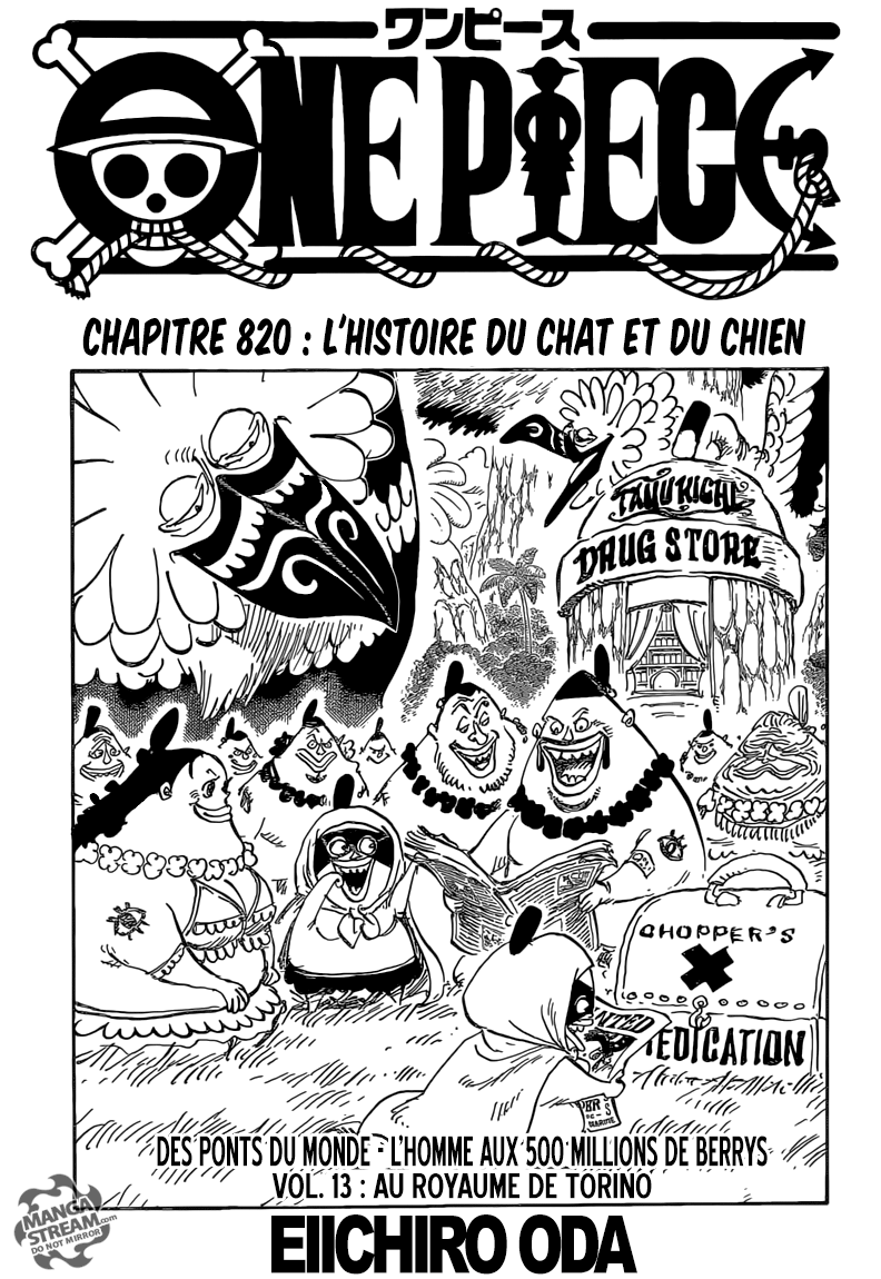 One Piece: Chapter chapitre-820 - Page 2