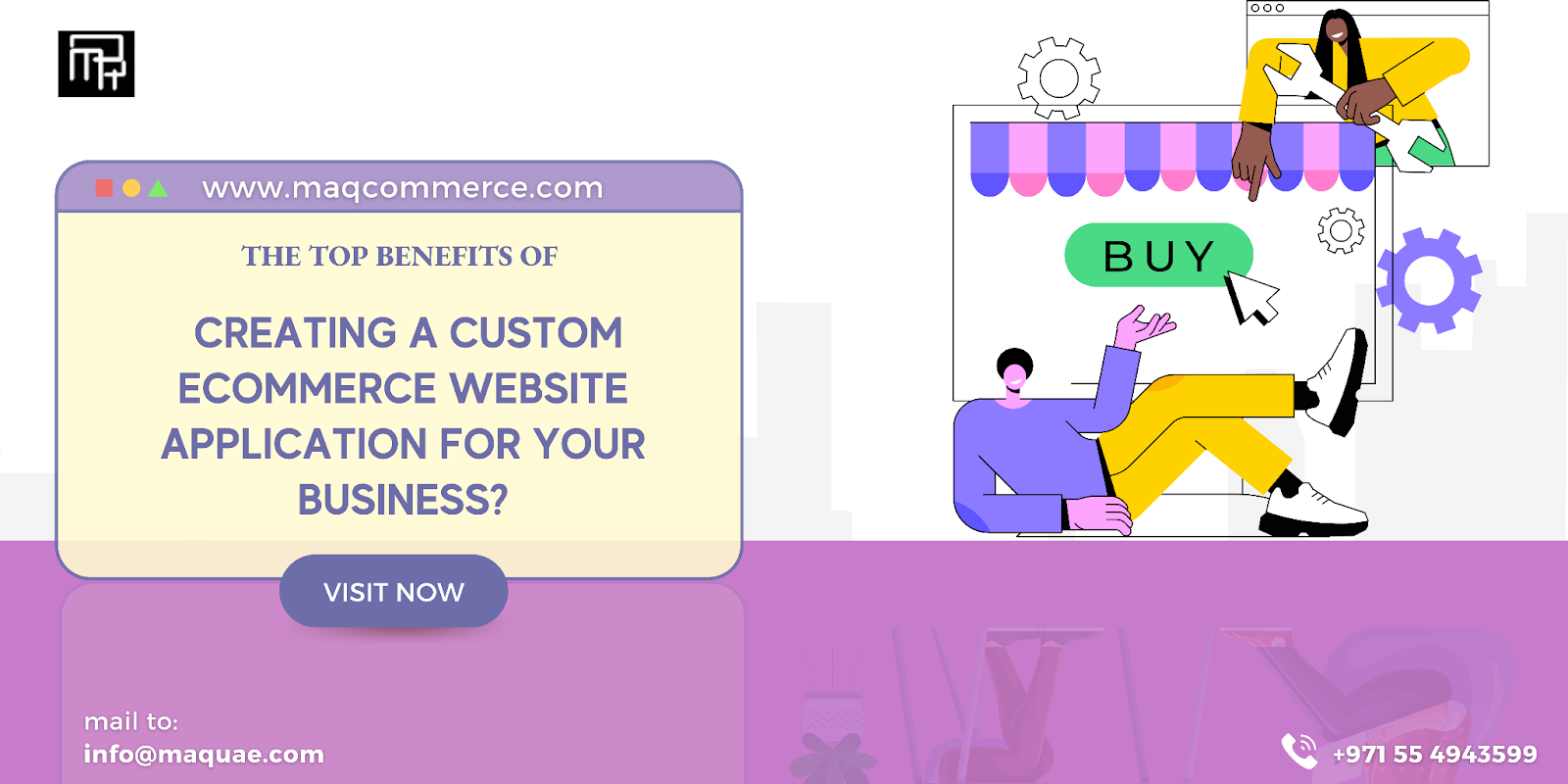 Custom e-commerce  website development