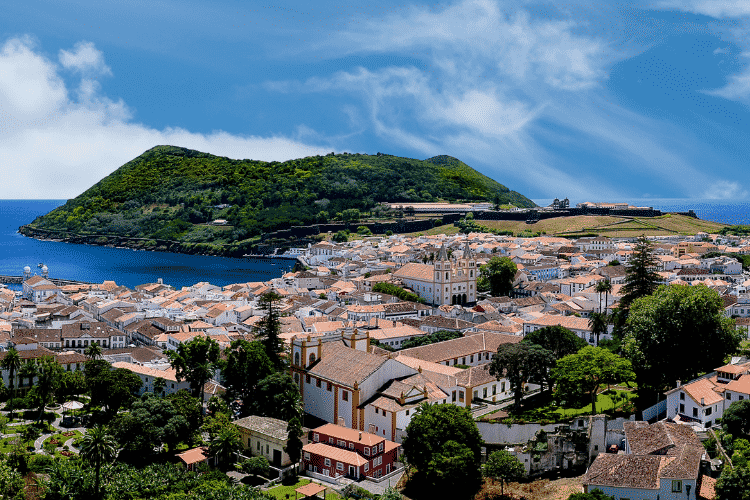 Terceira island on the Azores
