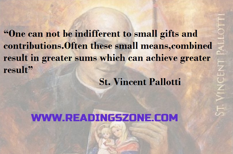 Quote of St. Vincent Pallotti