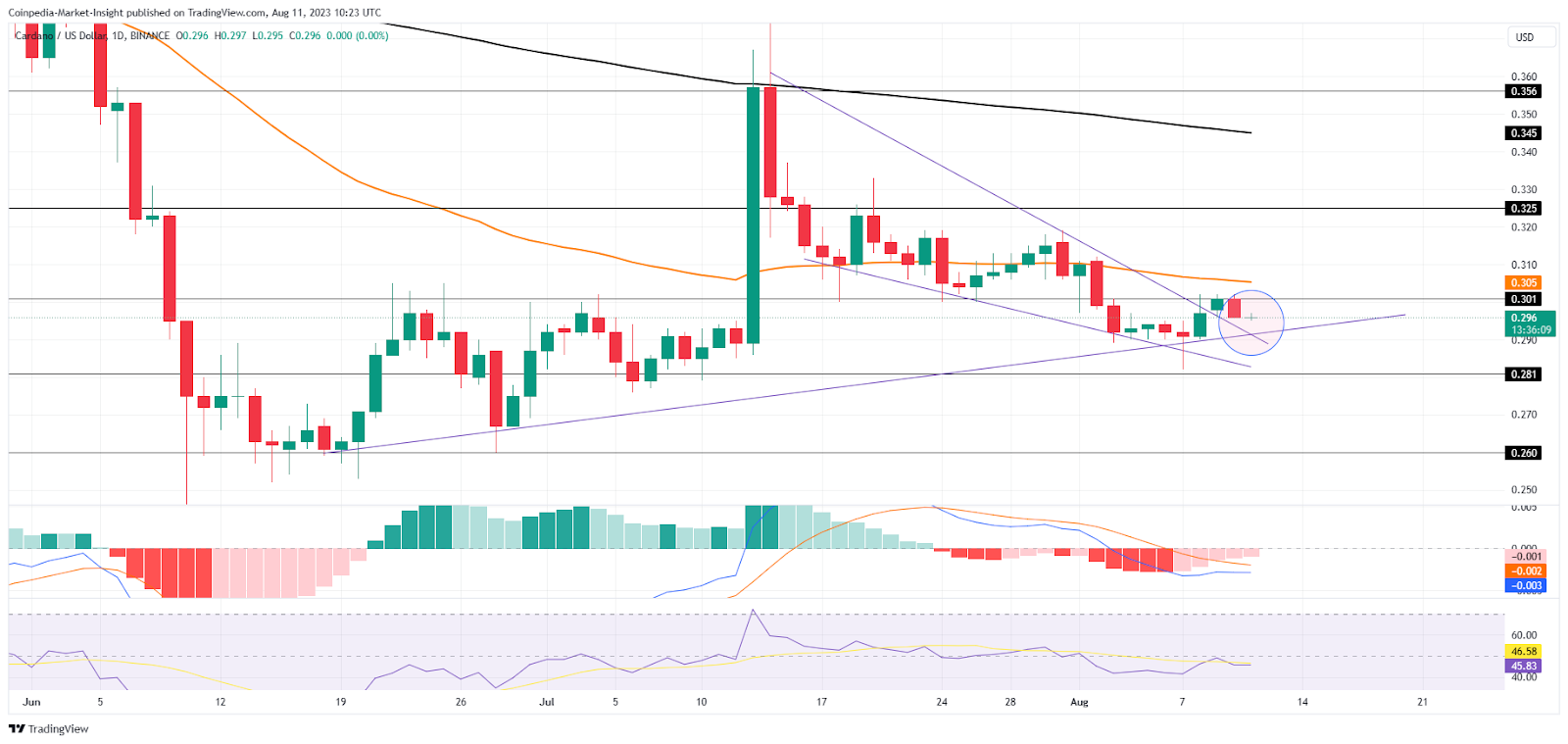 ADA Price Analysis: With Crossroads in Multiple Timeframes, Will Cardano Resurface Above $0.30? 