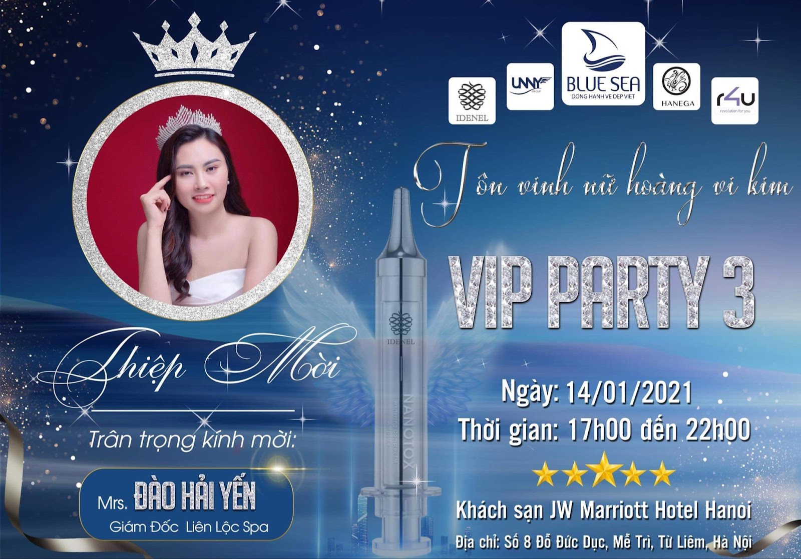 CEO Đào Hải Yến tham gia sự kiện Vip Party 3.