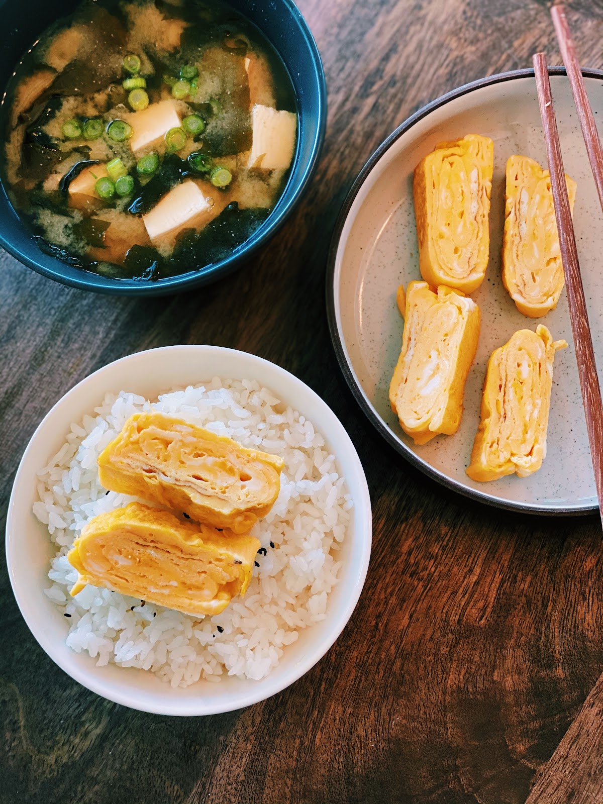 trone Grisling jeg er glad Japanese Breakfast - Tamagoyaki & Miso Soup - Tiffy Cooks