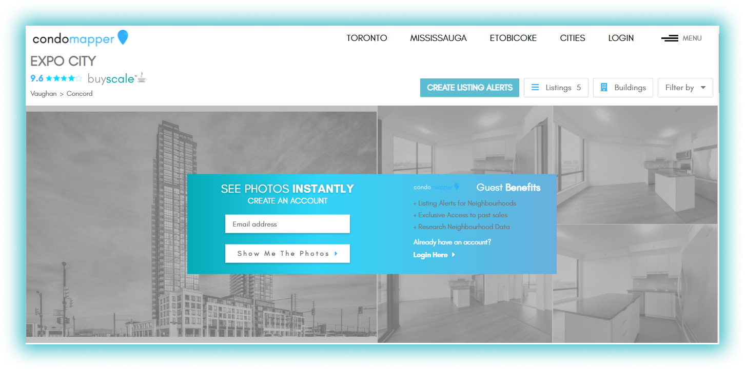 Photo catalog for Real Estate website