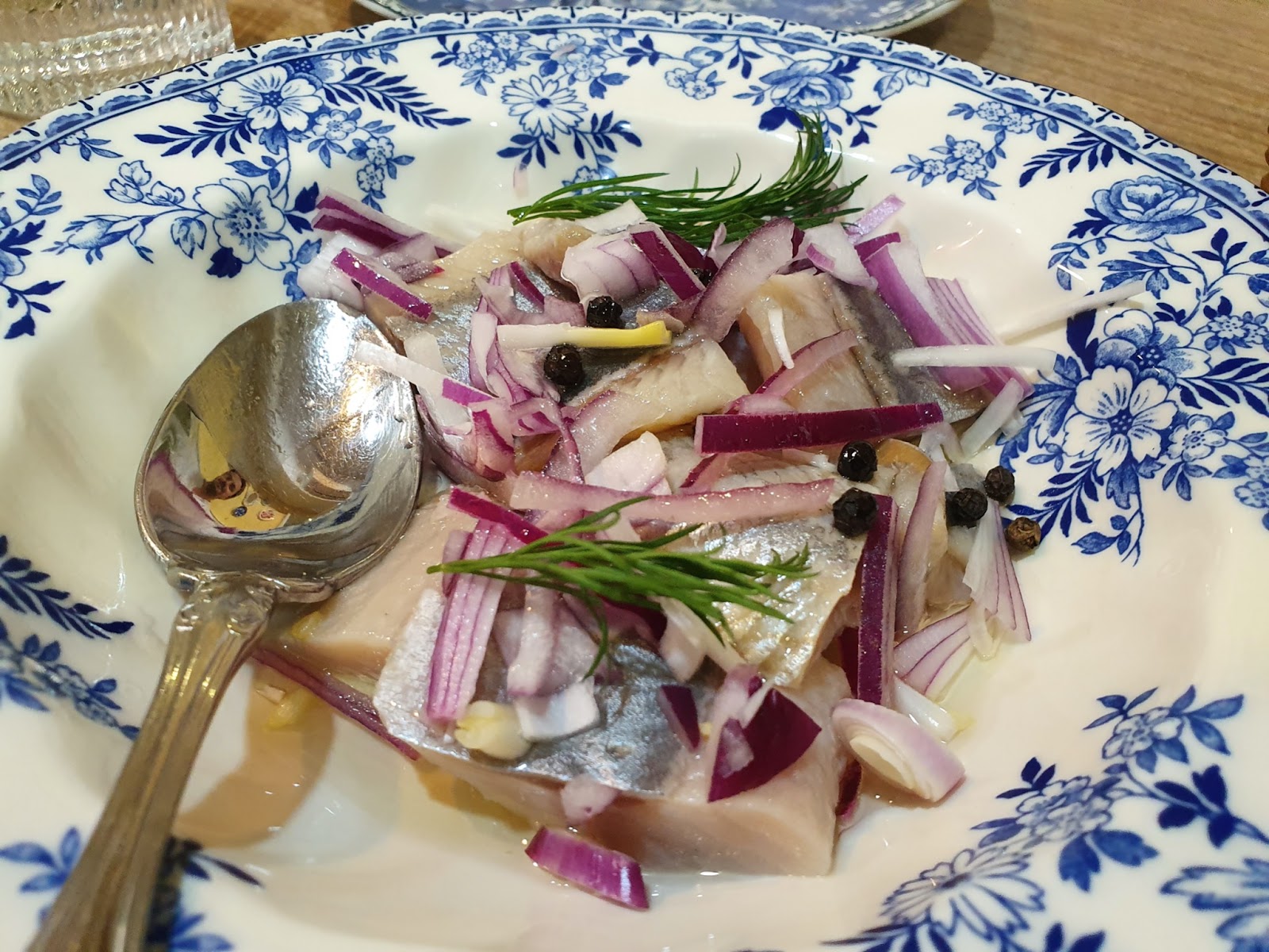 Dacha restaurant's baltic herring
