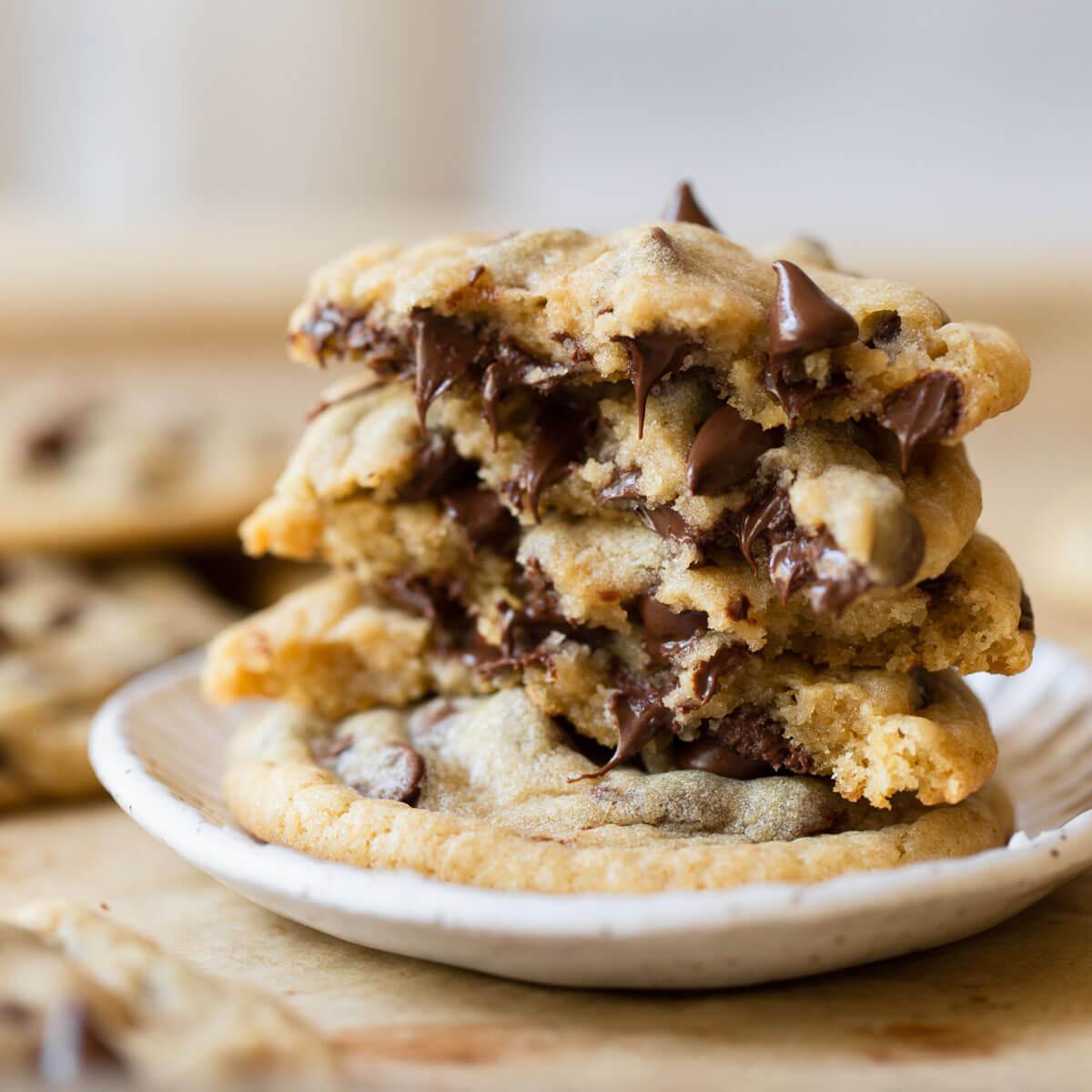Soft and Chewy Chocolate Chip Cookies - Live Well Bake Often