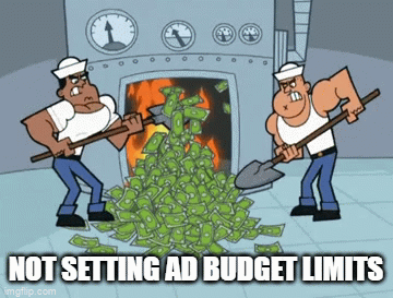 losing budget with ai meme