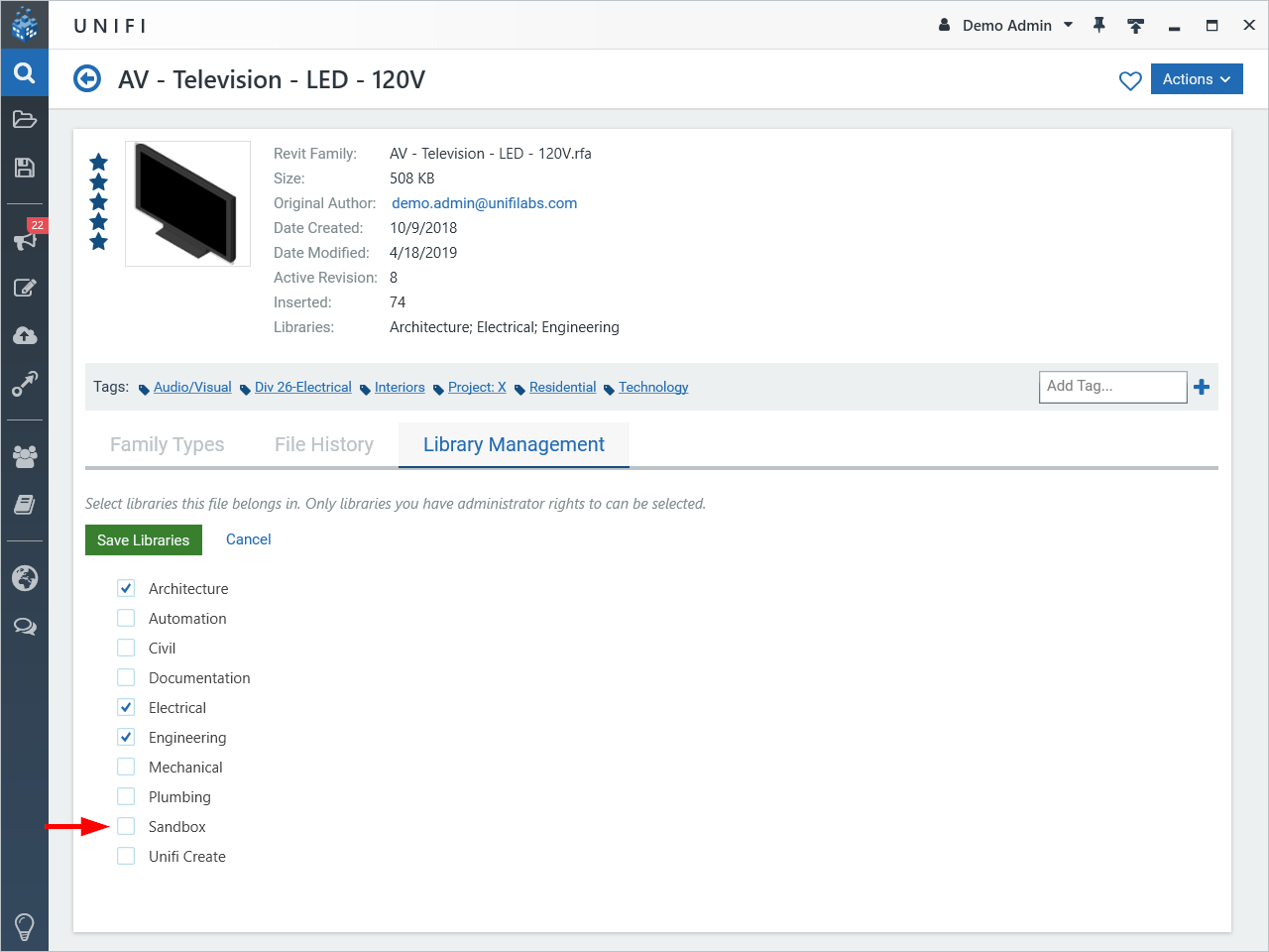 Sandbox Library