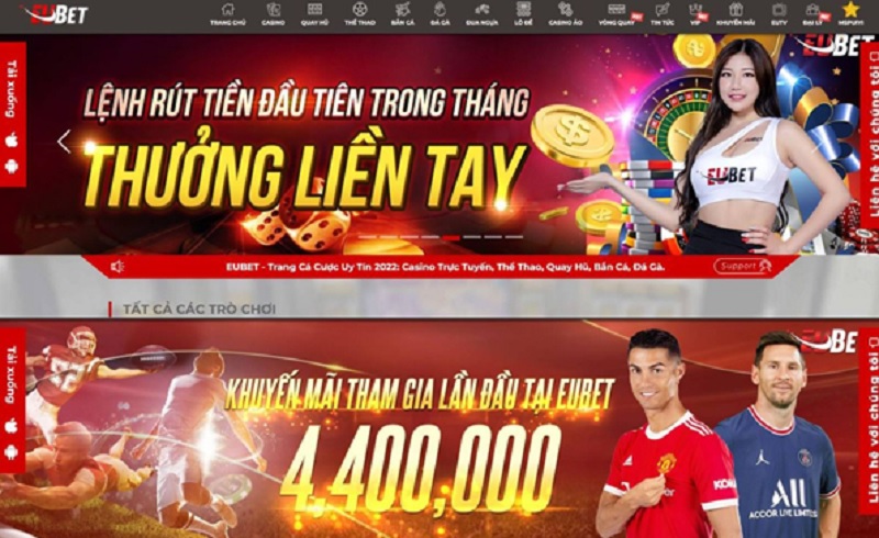 Tận hưởng ưu đãi EUBET để chào đón các trận đấu Ngoại hạng Anh đầy đặc sắc