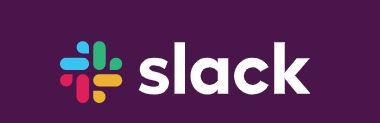 Slack logo, distributed teams. 