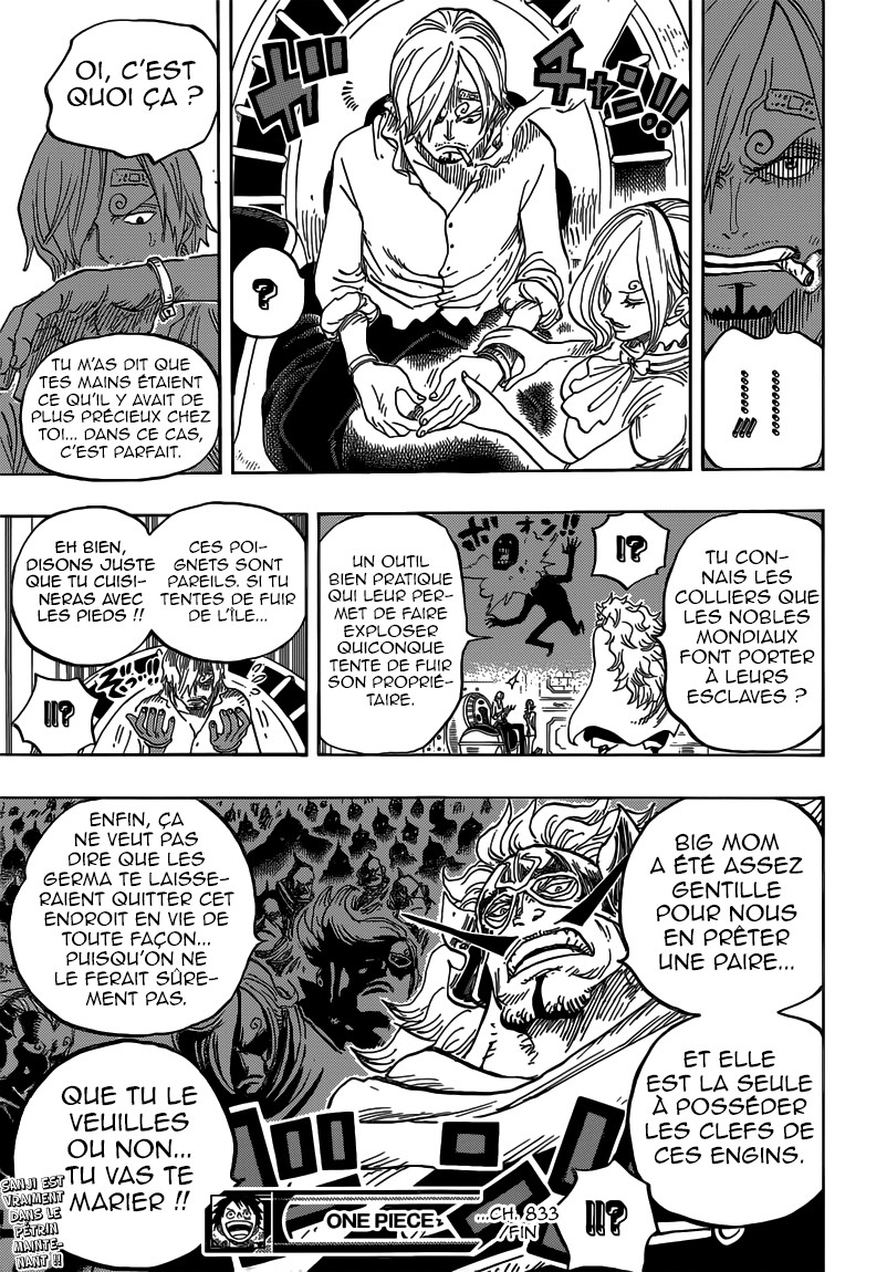 One Piece: Chapter chapitre-833 - Page 19