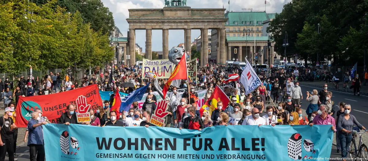 People in Berlin have been demonstrating against high rent costs for a few years now.